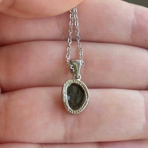 Australian Fire Opal Necklace Doublet Pendant Stainless Steel Lightning Ridge - Picture 4 of 6